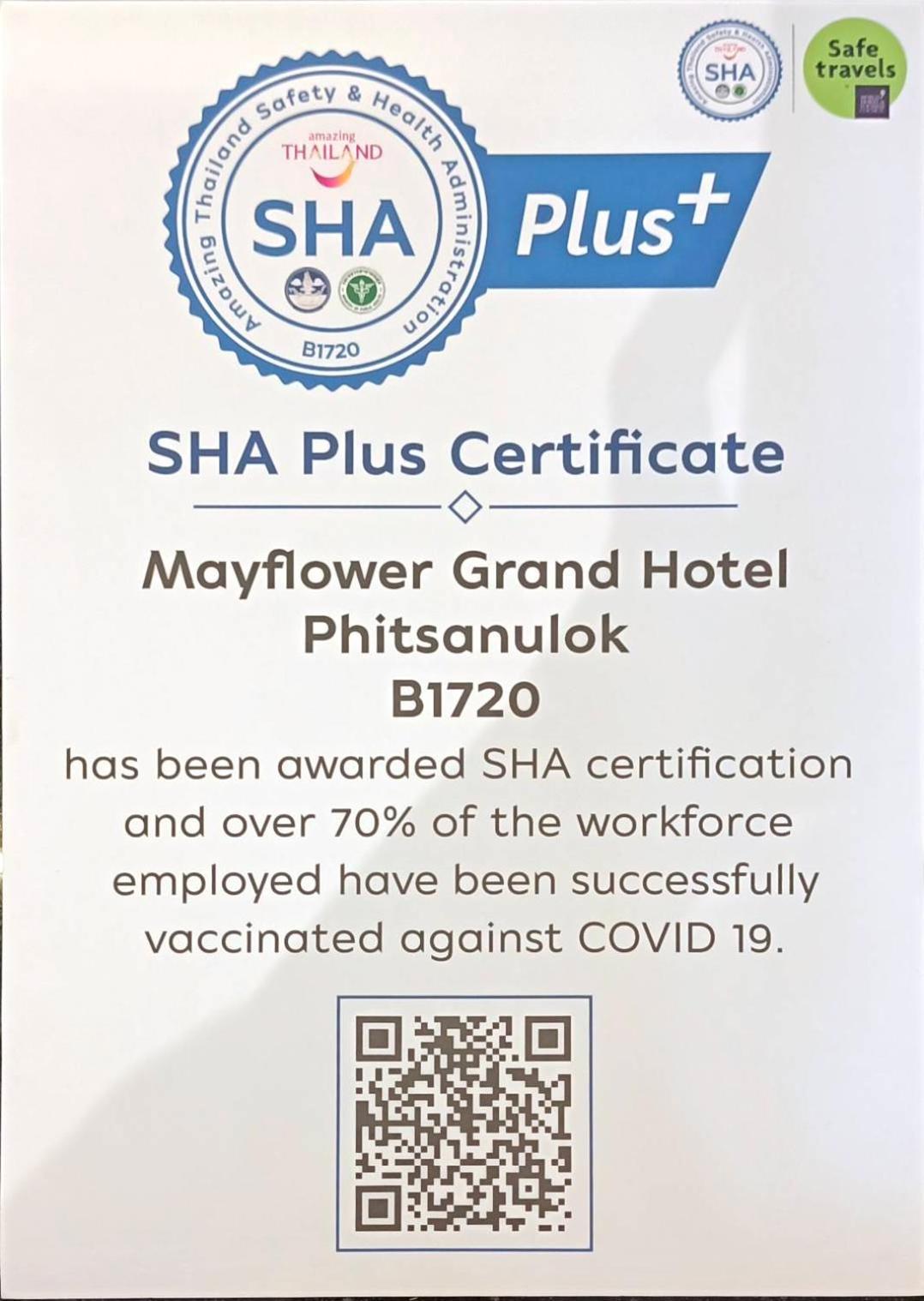 Mayflower Grande Hotel Phitsanulok Exterior foto